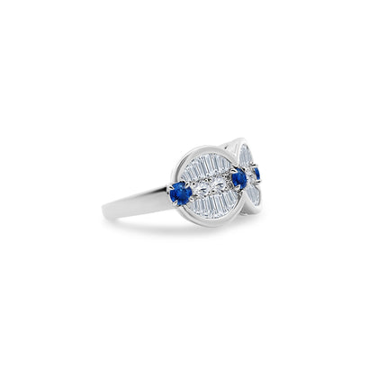 Lindsey Leigh Jewelry Art Deco Cocktail Ring Side