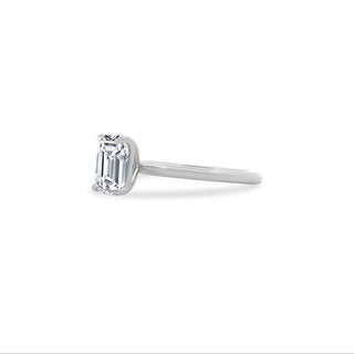 Lindsey Leigh Jewelry Emerald Cut Solitaire Side 2
