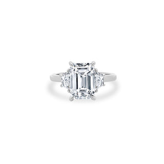 Emerald Cut with Trapezoid Cut Side Stones  Lindsey Leigh Jewelry.
