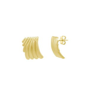 Gold Wing Earrings  Lindsey Leigh Jewelry.
