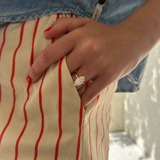 Lindsey Leigh Jewelry Marquise Cut Solitaire Lifestyle

