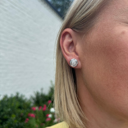 Lindsey Leigh Jewelry Mosaic Diamond Studs Lifestyle