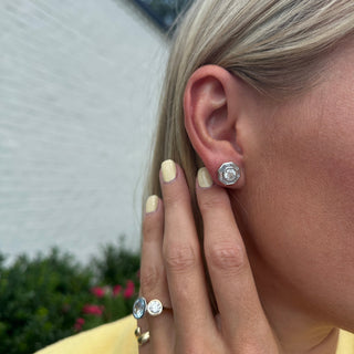 Lindsey Leigh Jewelry Mosaic Diamond Studs Lifestyle 1
