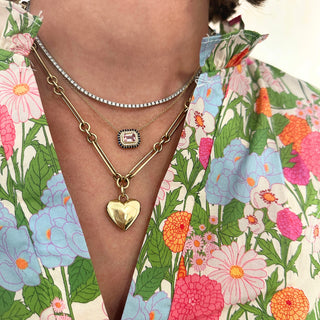 The Nicole Gemstone Necklace  Lindsey Leigh Jewelry.

