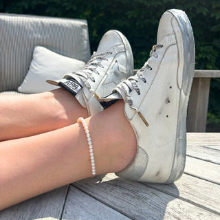 Pearl Anklet  Lindsey Leigh Jewelry.
