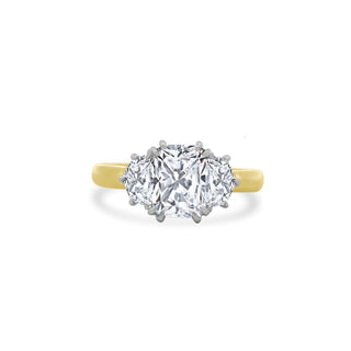 Lindsey Leigh Jewelry Radiant Diamond With Cadillac Side Stones

