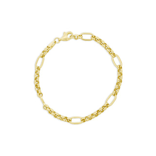 Rolo Chain Station Link Bracelet  Lindsey Leigh Jewelry.
