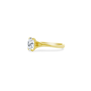 Solitaire Cushion Cut Engagement Ring Lightbox 3
