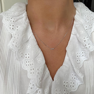 Love diamond necklace
