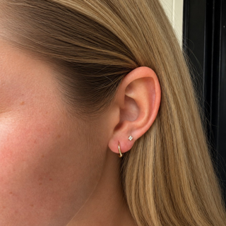 Mini Buttercup Flatback Stud Lifestyle
