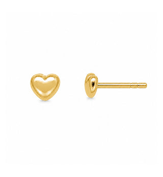 Mini Gold Heart Stud Lightbox
