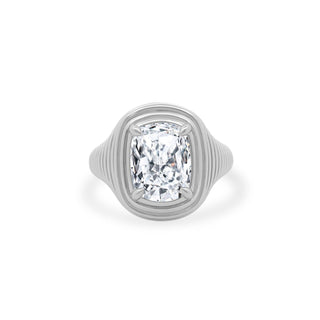 Multi Bezel Set Radiant Cut Solitaire  Lindsey Leigh Jewelry.
