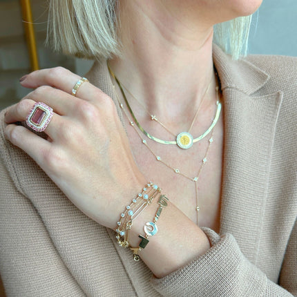 Personalized Nicole Gemstone Ring