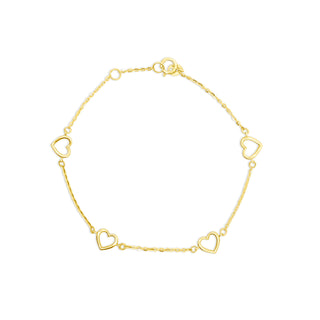 Open Heart Station Bracelet
