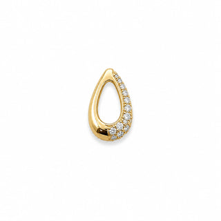 Pave Pear Slider Charm
