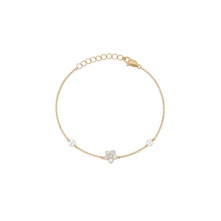 Pearl & Flower Bracelet LB