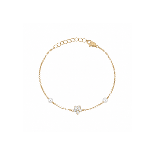 Pearl & Flower Bracelet LB
