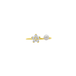 Pearl & Flower LB ring
