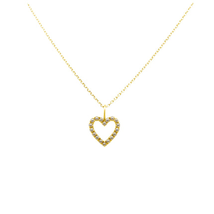 Pearl Heart Necklace