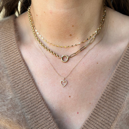 Pearl Heart Necklace Lifestyle 3
