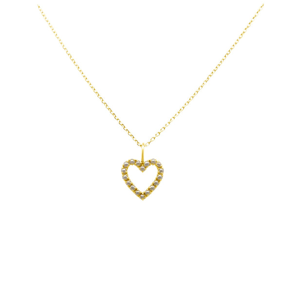 Pearl Heart Necklace – Lindsey Leigh Jewelry