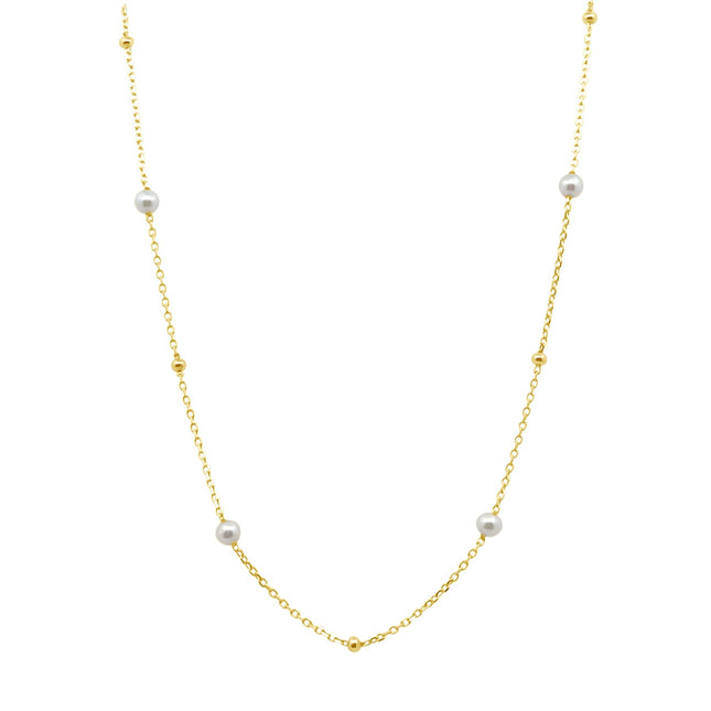 Pearl and Bead Necklace