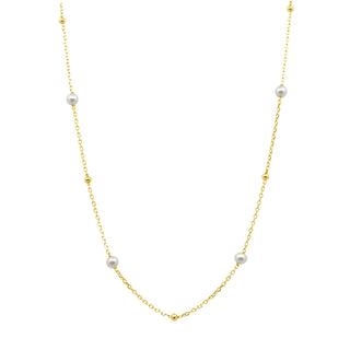 Pearl and Bead Necklace
