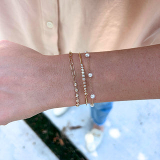 Pearls By The Yard Bracelet  Lindsey Leigh Jewelry.
