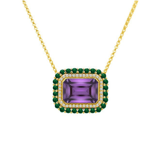 Personalized Nicole Gemstone Necklace   Lindsey Leigh Jewelry, Houston, TX

