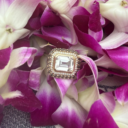 Personalized Nicole Gemstone Ring Lifestyle 3