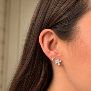 Petal Diamond Studs
