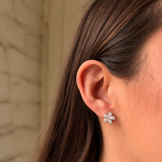Petal Diamond Studs
