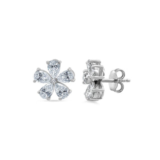 Petal Diamond Studs
