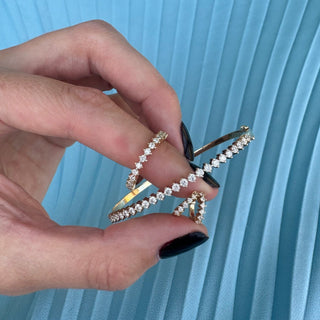 Marrakesh Mini Diamond Huggies  Lindsey Leigh Jewelry.
