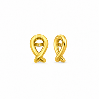 Sculpted Gold Earring Jackets
