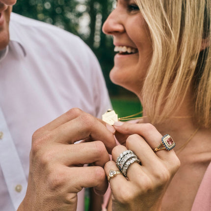 Love Letter Necklace Lifestyle - Lindsey Leigh Jewelry, Houston, TX