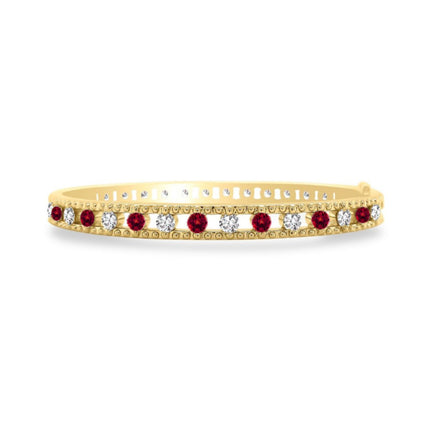 Birthstone Cage Bangle