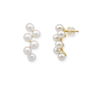 Pearl Garland Studs
