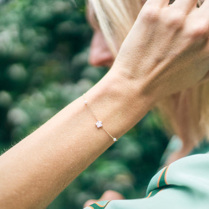 Bloom and Pearl Bracelet