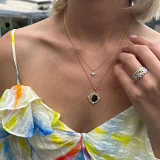 Diamond Compass Pendant  Lindsey Leigh Jewelry.
