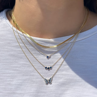 Ombre Butterfly Necklace  Lindsey Leigh Jewelry.
