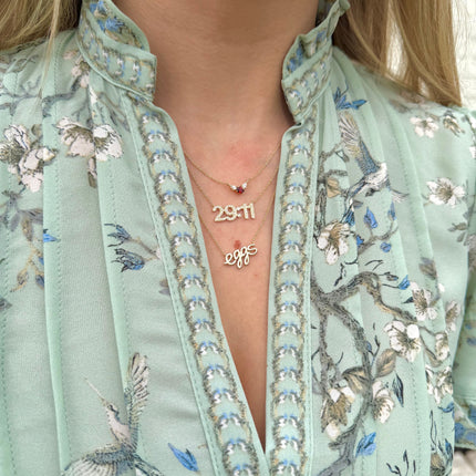 Script name necklace- Lindsey Leigh Jewelry, Houston, TX 