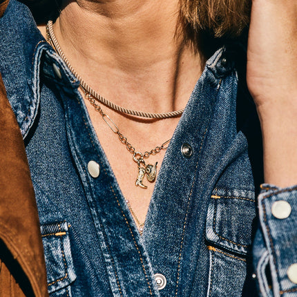 Silk Rope Necklace Lifestyle 1