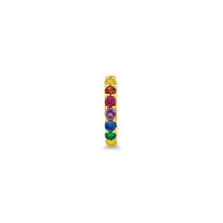 Single Classic Rainbow Huggie   Lindsey Leigh Jewelry
