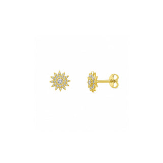 Small Starburst Earrings   Lindsey Leigh Jewelry
