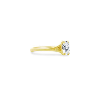 Solitaire Cushion Cut Engagement Ring Lightbox 2

