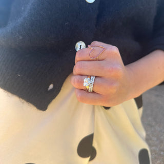 Solitaire Heart Cut Diamond Ring Lifestyle
