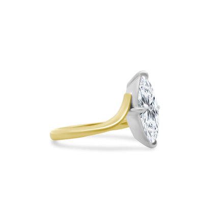 Solitaire Marquise Ring  Lindsey Leigh Jewelry.