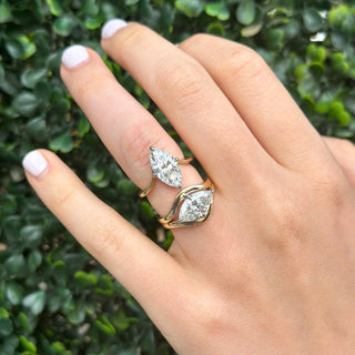 Solitaire Marquise Ring  Lindsey Leigh Jewelry.
