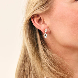 Something Blue Drop Earrings
